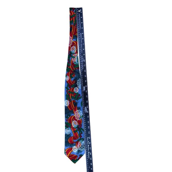 Ruch Lindenthal Mens Multicolor Polyester Holiday-Themed Tie 57" - Picture 3 of 7